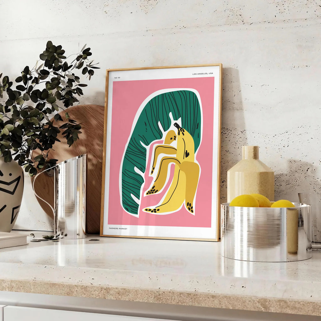 space vibrant botanical poster prints lush greens vivid oranges stunning wall art pieces essence nature gift home artwork available unframed room