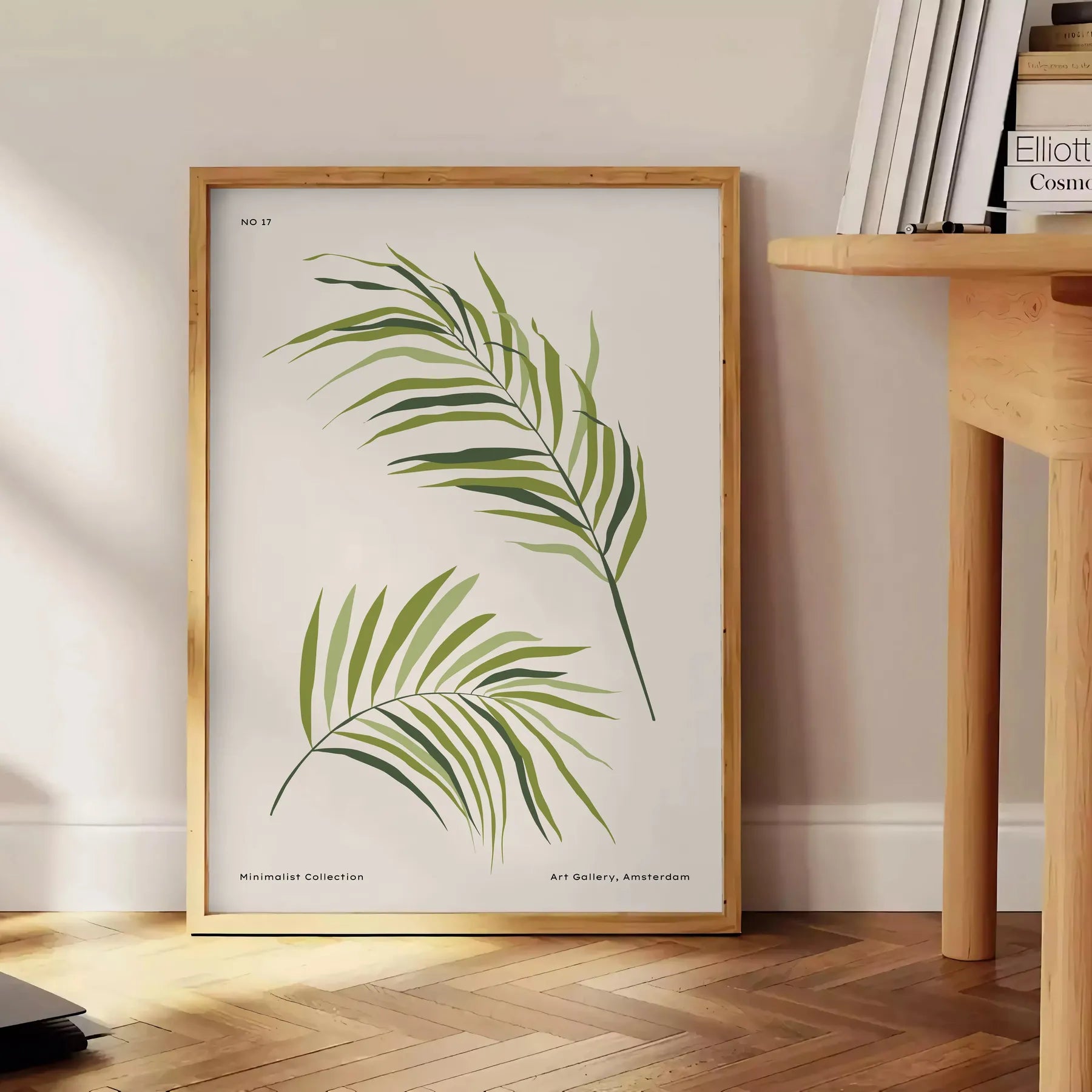 space Botanical 15 poster stunning wall art piece vibrant orange gray hues gift decor eye artwork nature indoors unframed versions