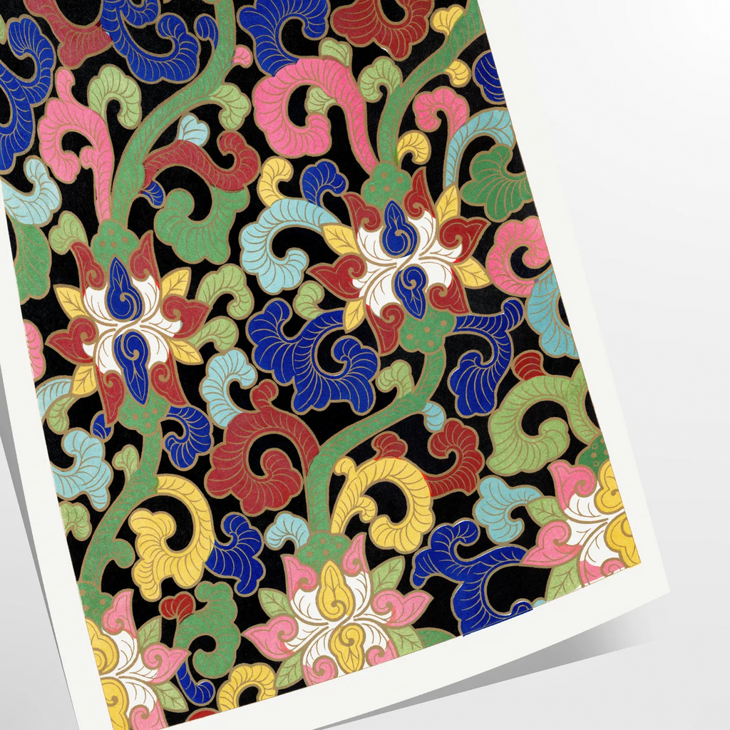 space vintage botanical prints poster stunning black green hues timeless wall art captures nature beauty perfect gift room exquisite artwork standalone print